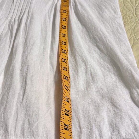 Embroidered White Tunic top - Picture 3 of 7